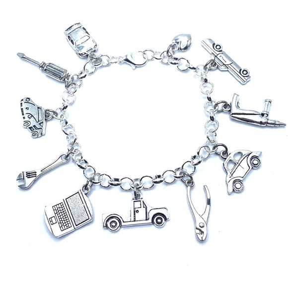 Auto Mechanic Charm Bracelet Technician Service Advisor - Picture 4 of 7